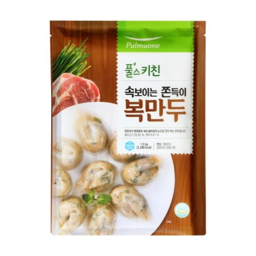 풀무원 풀스키친 속보이는 쫀득이 복만두 1.2kg