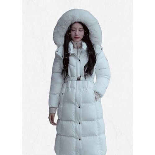 게스 폭스 퍼 벨티드 글램 롱구스 YP4W5868