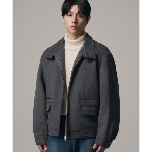 드로우핏 ltgt DRAW FIT 울 해링턴 얼라인 자켓 GREY DFJK4304GR 178681