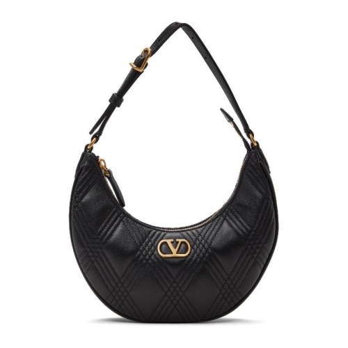 발렌티노 블랙 미니 퀼티 67 숄더백 252807F048013
