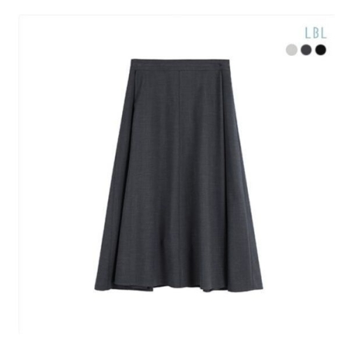 LBL 메탈 핀스트라이프 훌 스커트 657786
