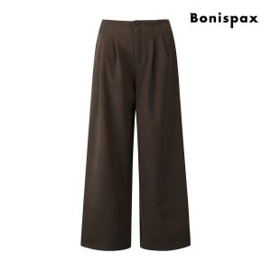 보니스팍스 핀턱 와이드 코듀로이 팬츠 XPBPT006M0