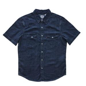 리바이스바디웨어 남성 레드탭 클래식 웨스턴 반팔 데님셔츠 86626-0012