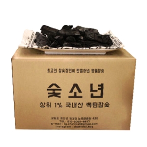 숯소년 백탄 참숯 [1kg x 1개]