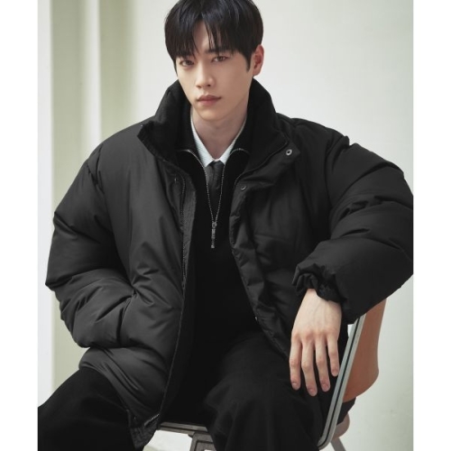 드로우핏 ltgt DRAW FIT 서강준 PICK 클라우드 에어 다운 점퍼 BLACK DFJK5401BK 178871