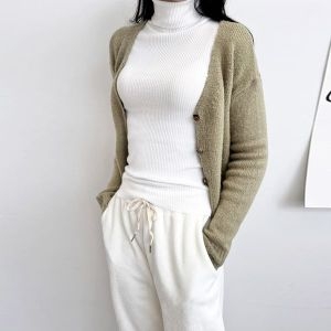 리빌모아 여자 부클 니트 가디건 여성가디건 DJW1-CA-S2LUPP101