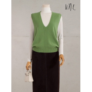 윈 울혼방홀가먼트울블렌드 니트베스트 1033122