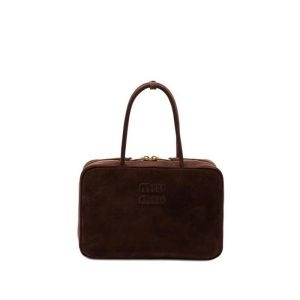 미우미우 토트백 5BB1172CSSF0003 DARK BROWN DOM