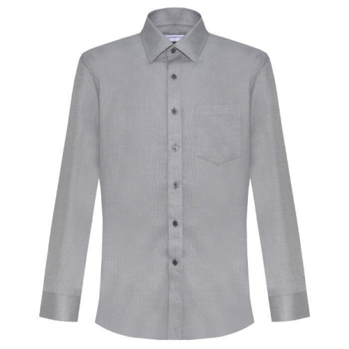 오스틴리드 by 주 파크랜드 그레이 멜란지 기모 드레스 셔츠 ADL25336