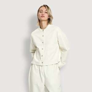 자연주의 여 아웃포켓 데님 자켓 IVORY NAVY 202770