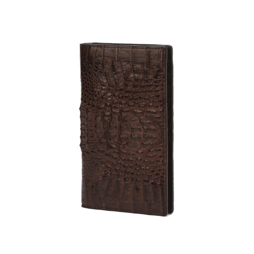 닥스 남성 브라운 단색 악어가죽 장지갑 DBWA6E716W3