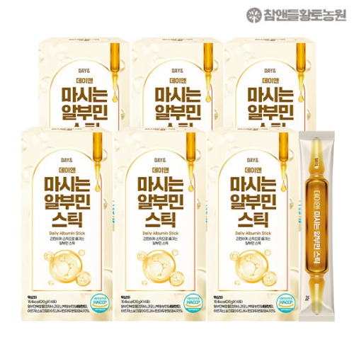 참앤들황토농원 데이앤 마시는 알부민 스틱 20g 14포