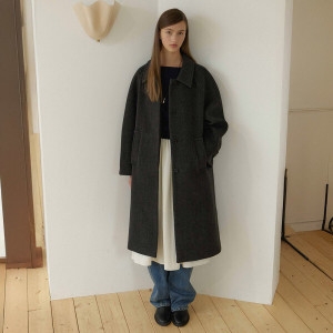 온앤온 여성 싱글 발마칸 캐시미어 코트 NEW5WHA34_9E