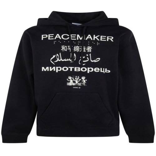 OAMC OtherB PEACEMAKER 후드 티셔츠 PCM2OH01EFT002 99 BLACK
