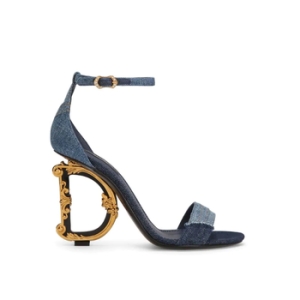 돌체앤가바나 DG 힐 패치워크 샌들 105mm CR0739AO621 T