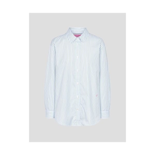 빈폴 ladies B. my 마치 스트라이프 오버핏 셔츠 스카이 블루 BF5864N08Q