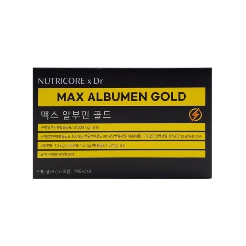 뉴트리코어 x Dr 맥스 알부민 골드 33g 30병