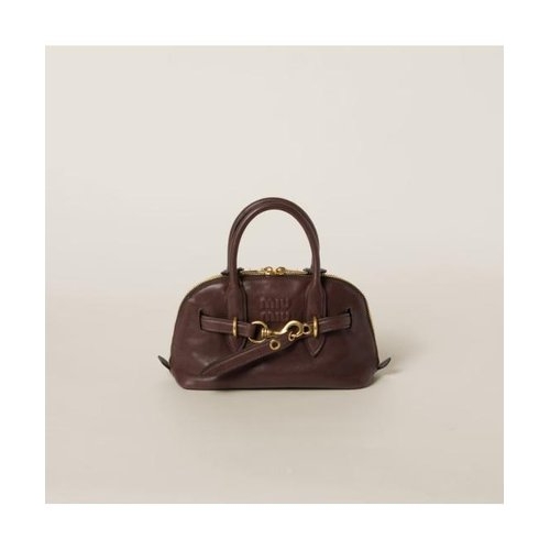 미우미우 크로스백 5BB1692BBLF0NBL BROWN DOM