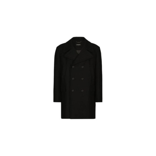 돌체앤가바나 울 더블 브레스티드 피코트 G002ETGF177 T