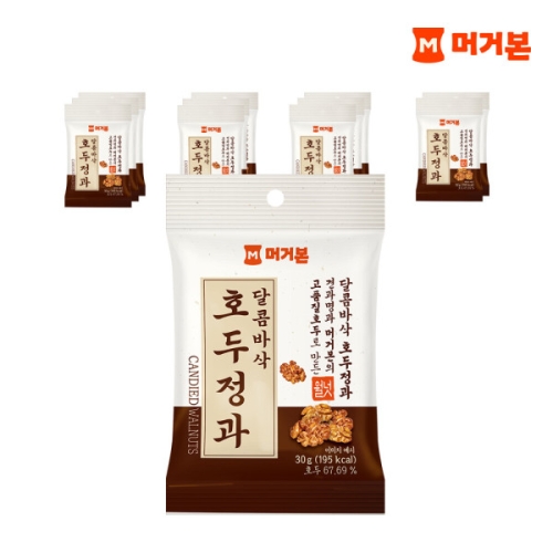 머거본  달콤 바삭 호두정과 30g