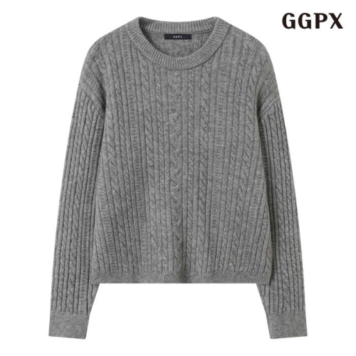 GGPX 데일리 꽈배기 루즈핏 긴팔 니트 GPDKT028D