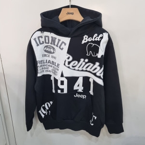 지프키즈 멀티 프린트 후드티 KN4THU031-1_DG