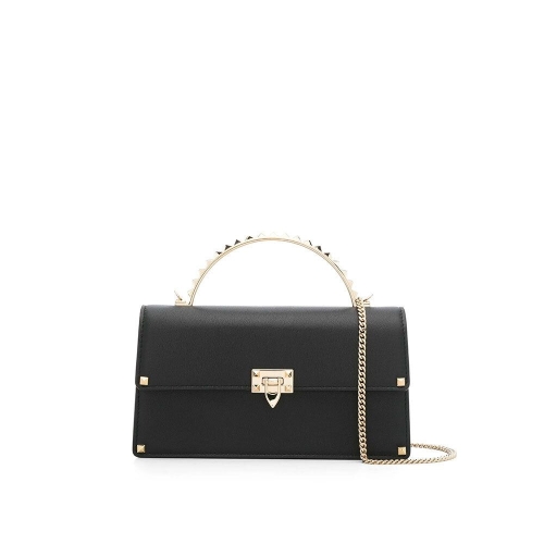 발렌티노 숄더백 락스터드 체인 여성 미니백 6W2P0AG5 VIT 0NO
