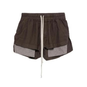 릭오웬스 드로스트링 패널 쇼츠 DS02E7319CFL T