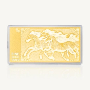 말 수표 골드바 1g[1개] 이미지 139911623