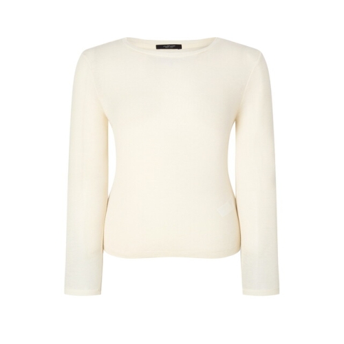 질스튜어트 여성 아이보리 단색 울혼방 긴팔티셔츠 WJTS5B700IV