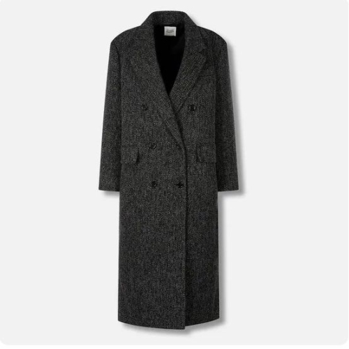 스튜디오톰보이 여성 헤링본 더블 체스터필드 코트 9105411203