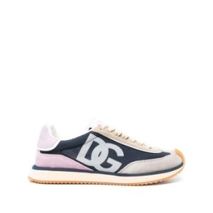 아리아 Dolce Gabbana 로고 프린트 로우탑 스니커즈 CK2288A9253 8S555 T