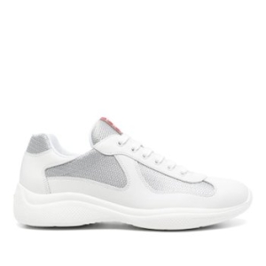 프라다 아메리카스 컵 메쉬 패널 레이스업 스니커즈 4E3400 6GWF0J36 F G000