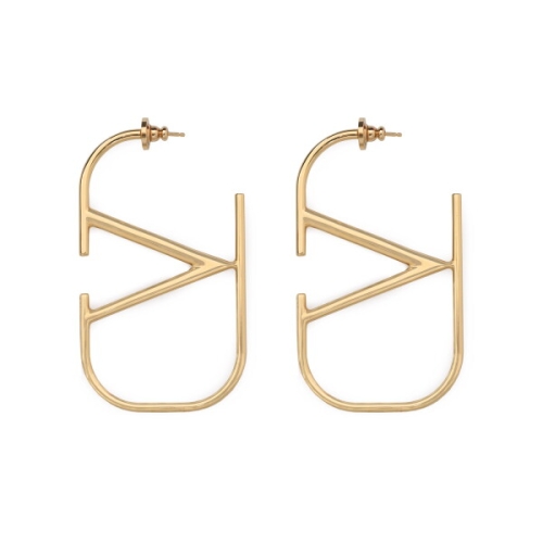 발렌티노 골드 V로고 시그니처 메탈 이어링 J0E27 MET CS4 1532912