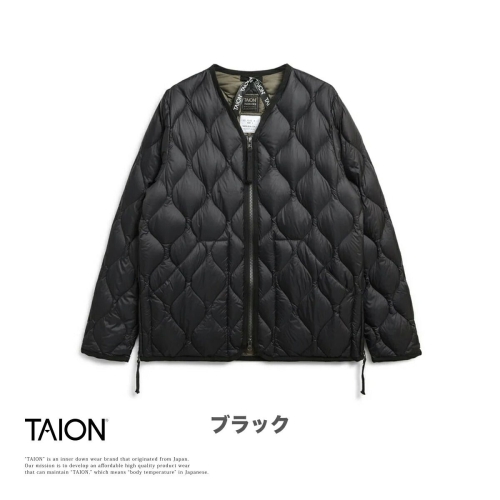 타이온 패딩 밀리터리 브이넥 W집 다운 자켓 101ALSZML-1