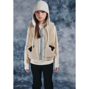 블루테일 AZI4VT01BG 베이지 보아털 베스트