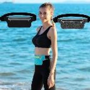 에이치플러스몰 초경량 방수 힙색 허리색 운동 스포츠가방 WCDF8DC