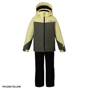 피닉스 주니어 스키복 상하 세트 2025 Color Blocking Junior Two-piece 140 PH3200/YELLOW