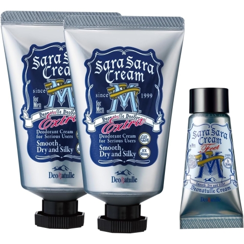 데오나츄레 남성용 데오드란트 크림 사라사라 엑스트라 45g