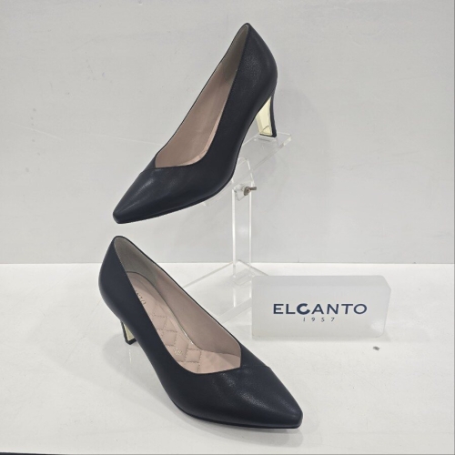 엘칸토 여성 골드 포인트 펌프스 LCHSWDFZ25U513 19 JE3 JJ