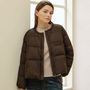 요하넥스 니팅 라운드넥 덕다운점퍼 Z5D1U501M