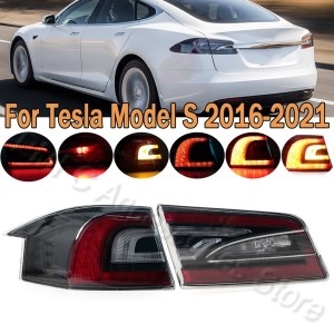 테슬라  자동차 테일 램프 Model S 용 후방 브레이크 방향 지시등 2016 2017 2018 2019 600591800 600..
