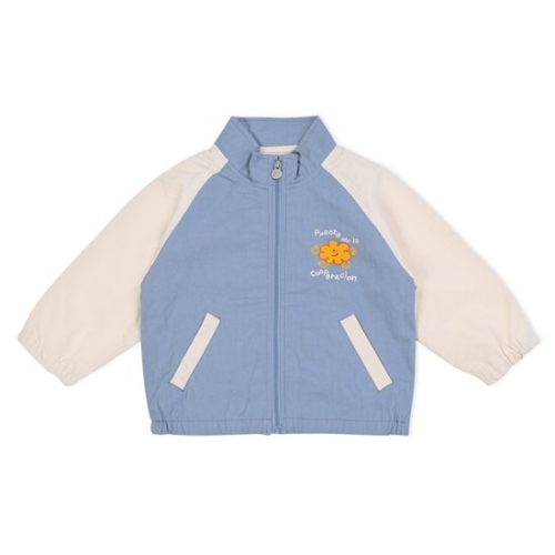 오가닉맘 블루두두토들화섬배색점퍼 유아 DKFTJP02