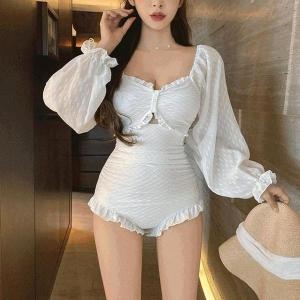 모노키니  미네소타 프릴 WFISXE3