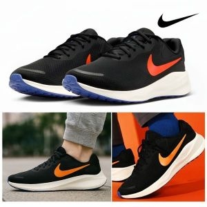 나이키 레볼루션7러닝화 헬스장 발편한 발볼넓은 운동화 블랙 1047517