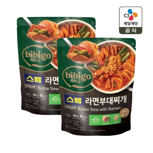 CJ제일제당 비비고 스팸라면 부대찌개 560g