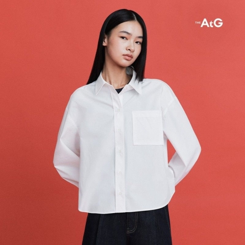 더엣지 여성 링클프리 크롭셔츠 3종