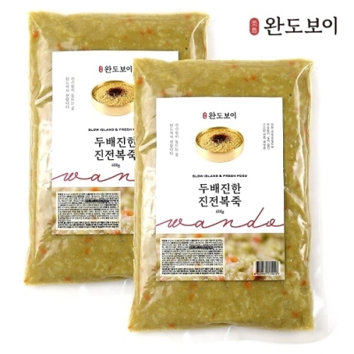 완도보이  두배진한 진 전복죽 600g