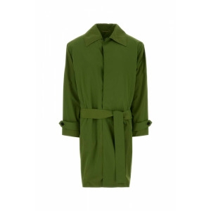 생로랑 Green nylon trench coat 851211Y6J30 3710