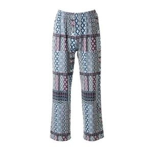 와코루 여 뛰어난 신축성 부드러운터칭 폴리스판 기하학나염 이지웨어상의WPA375W..35590399